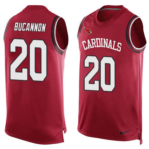 Nike Cardinals #20 Deone Bucannon Red Team Color Men's Stitched NFL Limited Tank Top Jersey